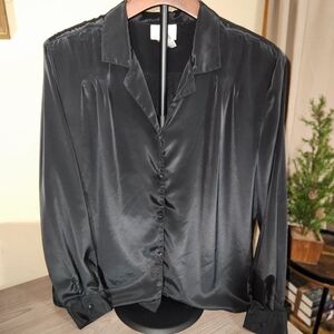 Elegant Black Women's Blouse